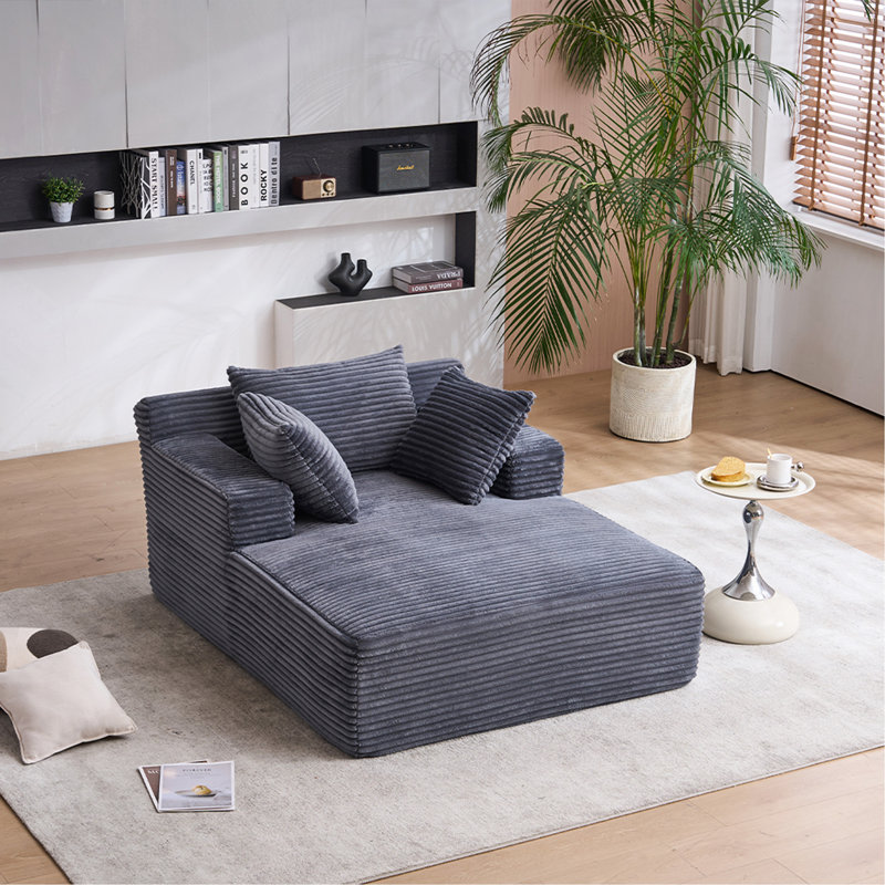 Canapé surdimensionné pour chaise longue, Grey