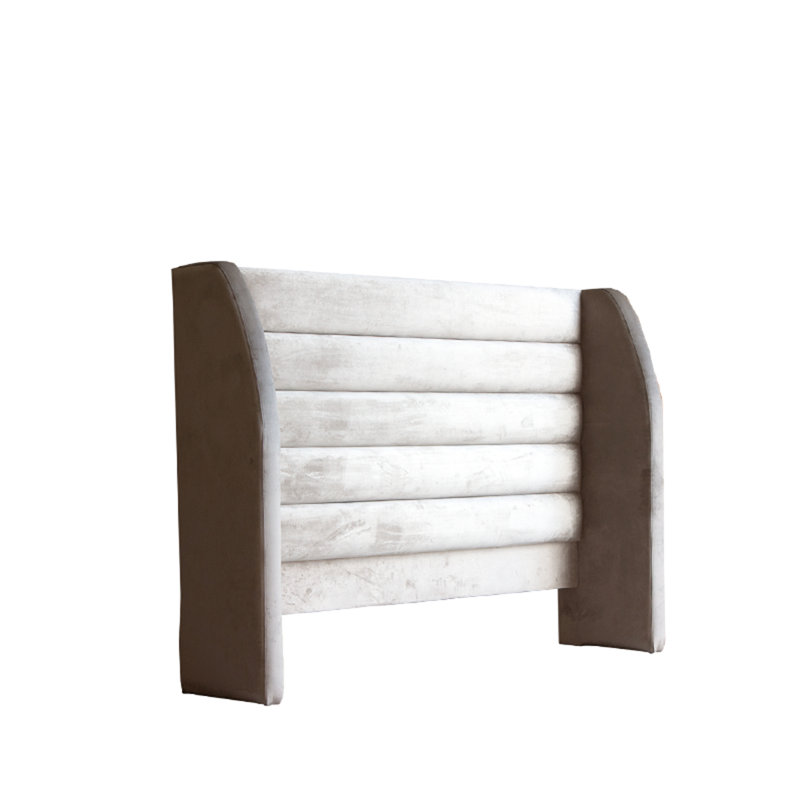 Chowdury Upholstered Headboard, Light Gray
