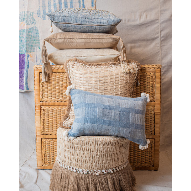 Coastal Breeze Drift Pillow Cover & Insert