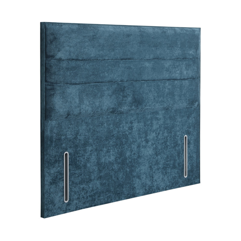Naples Floor Standing Headboard, Single (3'), Kensington, Emerald
