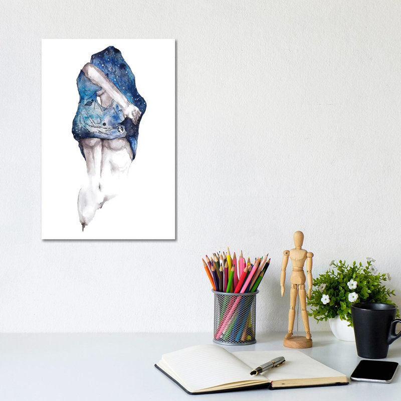 Universe 1 Piece Wrapped Canvas Wall Art, 30.48cm H x 20.32cm W x 1.9cm D