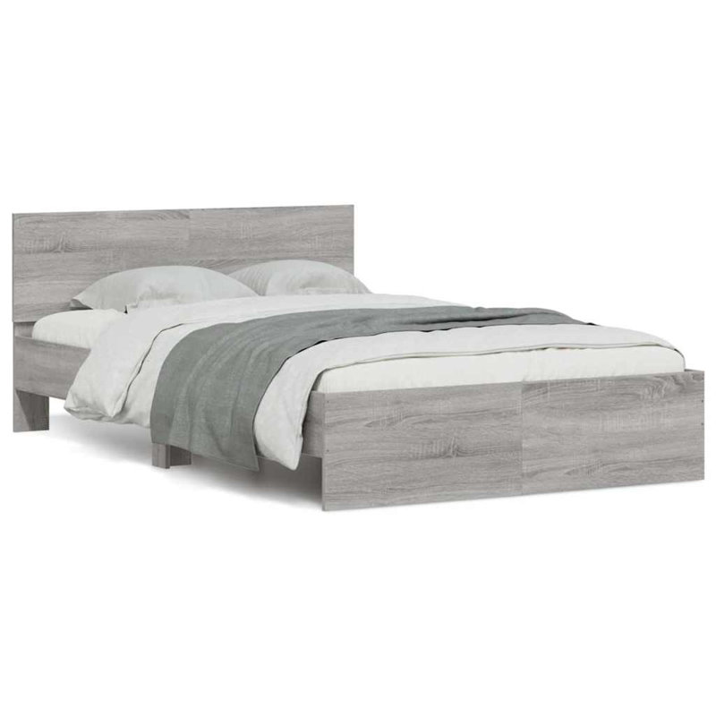 Aleshia Bed, Grey Sonoma, 120 x 200cm