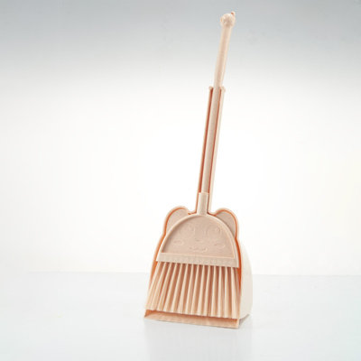 Plasti c broom set Children's Brooms And Dustpan Set Cleaning Supplies Brooms And Dustpan Set For Home Stainless Steel Handle Brooms With Dustpan Combo Set For Home Office