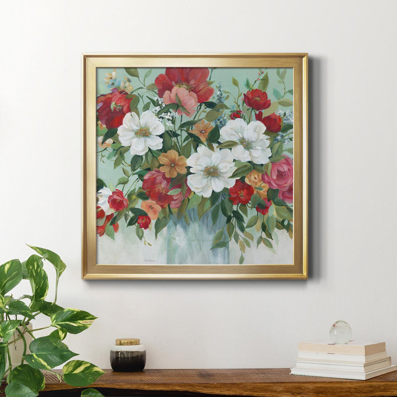 Country Charmer - Peinture sur toile encadrée, Or, H 34,5 po x l 34,5 po x P 1,5 po