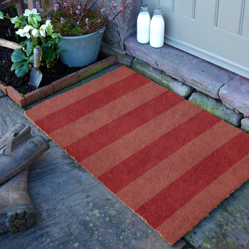 Stripe Coir Doormat, 60cm W x 90cm L