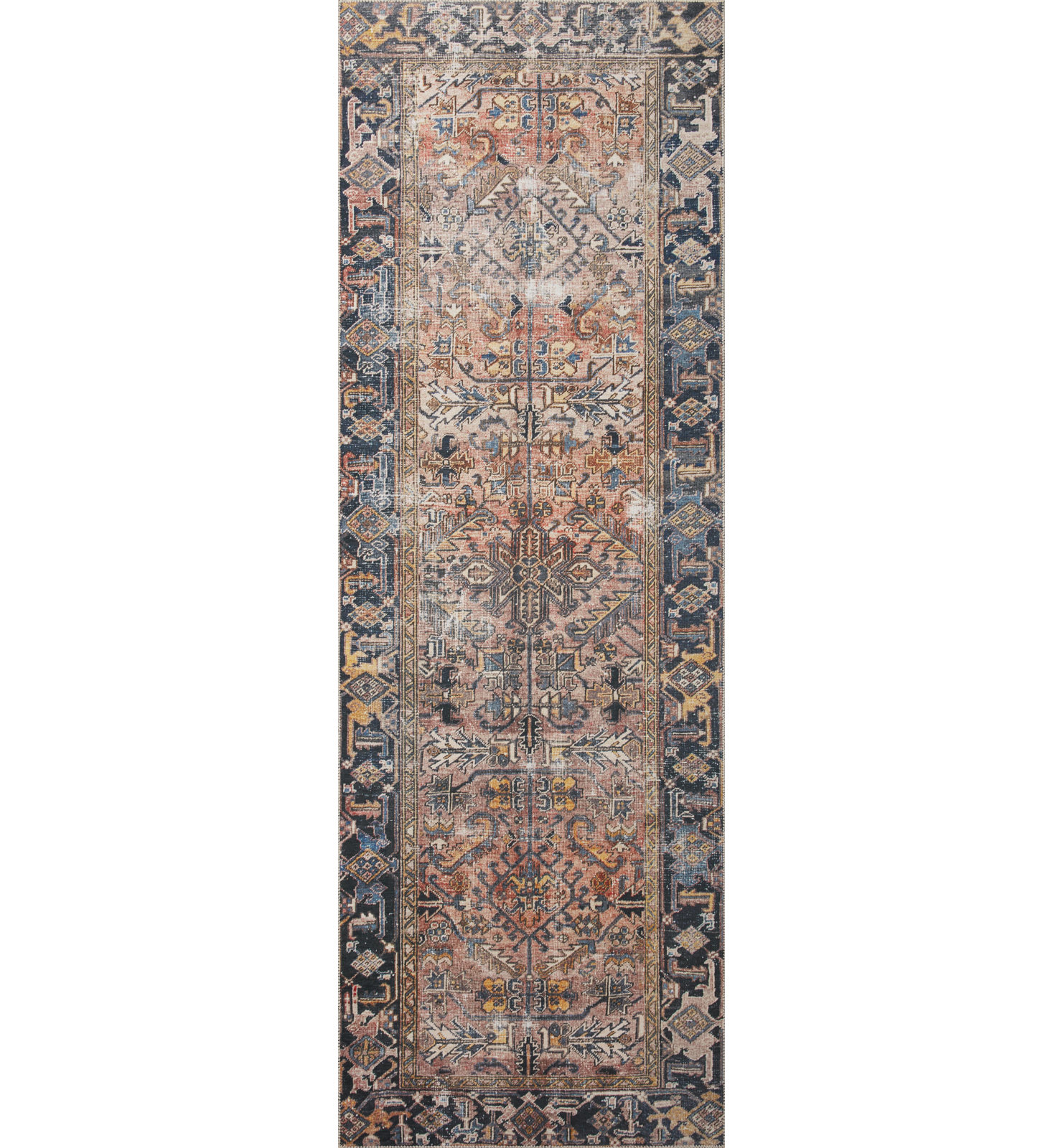 Chris Loves Julia x Loloi Jules Oriental Indoor Area Rug, Runner 2'6" x 7'6"