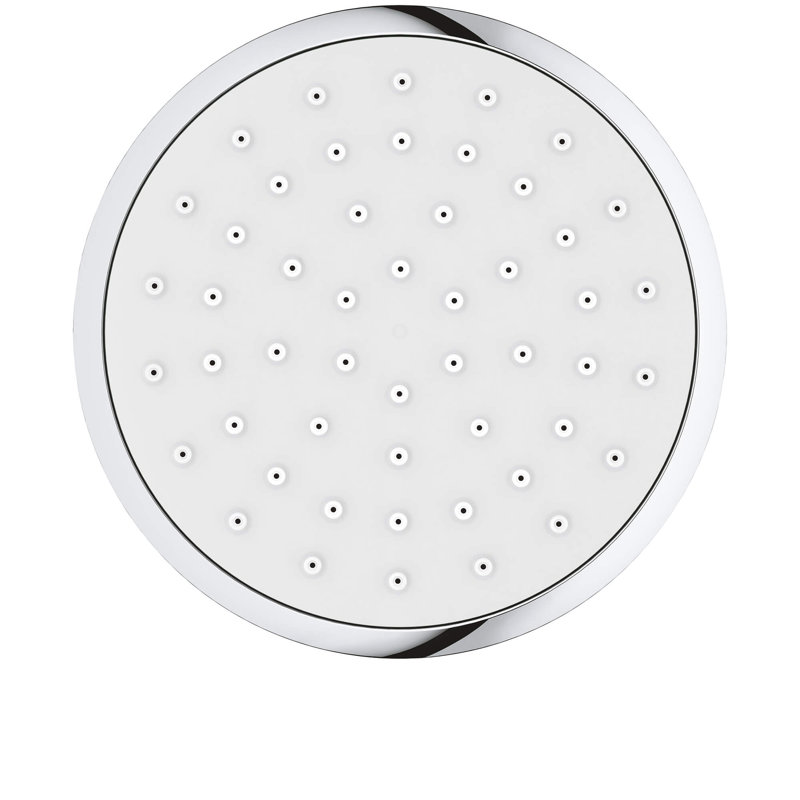 Tempesta® Cosmopolitan Rain Shower Head with SpeedClean Nozzles, Starlight Chrome, 1.5 GPM