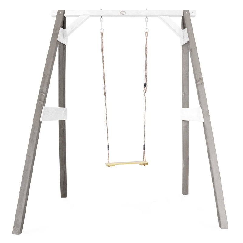 AXI Hemlock Swing Set with 1 Swing(s), Grey/White