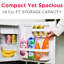 Frigidaire Pi. Réfrigérateur compact rétro avec refroidisseur, réfrigérateur de comptoir avec ouvre-bouteille intégré-98742343
