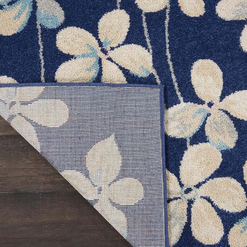Zaizi Floral Indoor Rug, Rectangle 8'10" x 11'10"