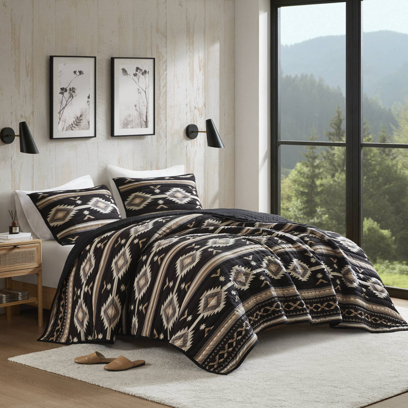 Woolrich Taos 3-Pc Lightweight Quilt Set with Shams, Full/Queen