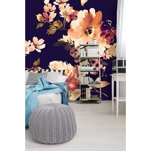 House of Hampton® Cooke Peel & Stick Floral Roll | Wayfair