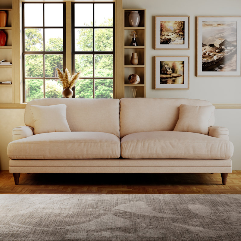 Adaku 4 Seater Sofa  , Burnished Beech, Marble