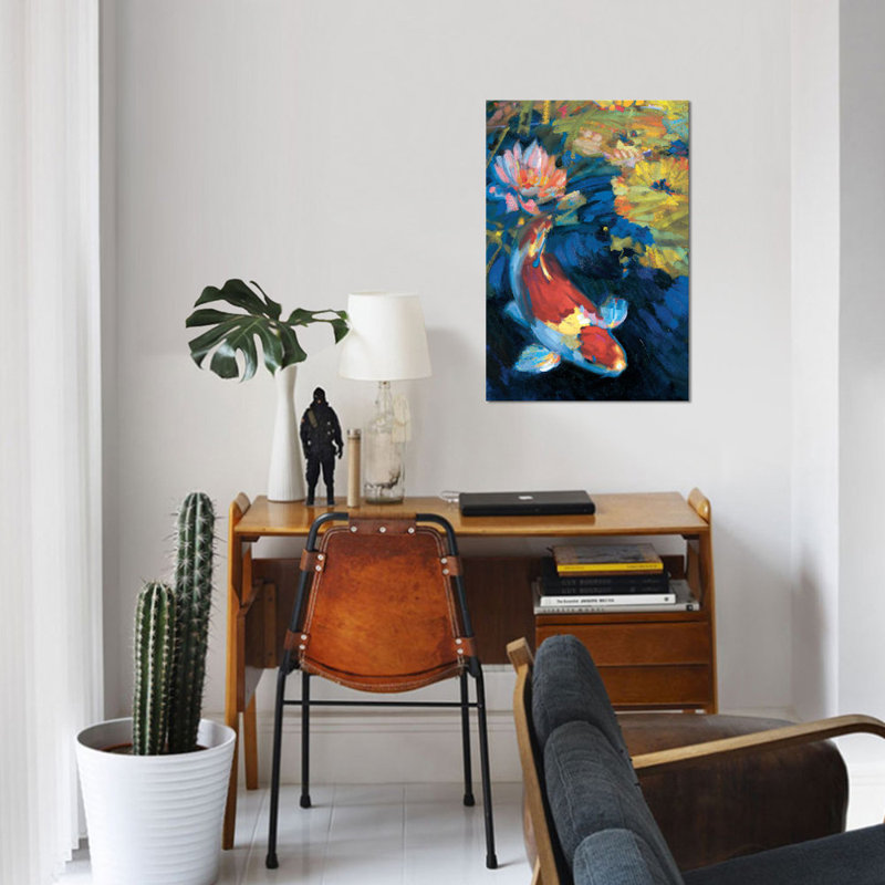 «Asian Serenity I», impression sur toile, H 12 po x l 8 po x P 0,75 po, Toile tendue, Pas de tapis