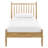 Zane Twin Size Spindle Bed Frame In Light Oak-638095811-638095809