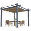 Aluminum Pergola, Outdoor Metal Pergola-114205181-114205189