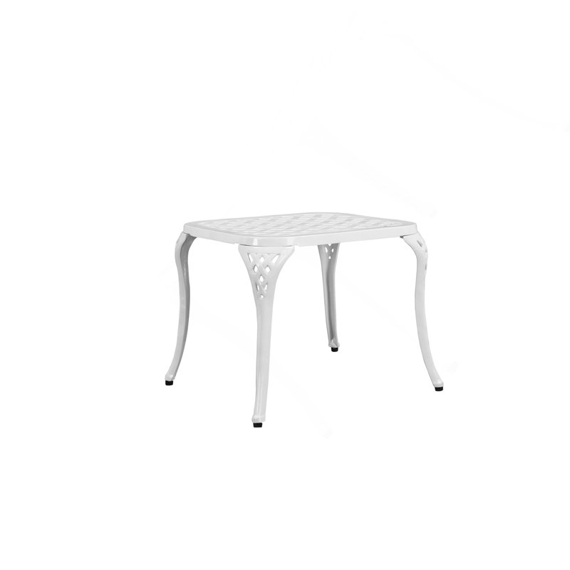 Table d'extérieur blanche, Blanc