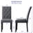 Tufted  Fabric Upholstered Parsons Dining Chairs-630994475-654535117