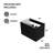 Modern Shaker Vanity With Divided Drawers, Soft-Close & Vertical Line Design - 24'' &30'' &36 '' Wall-Mounted (No Sink)-1340240254-1340240241