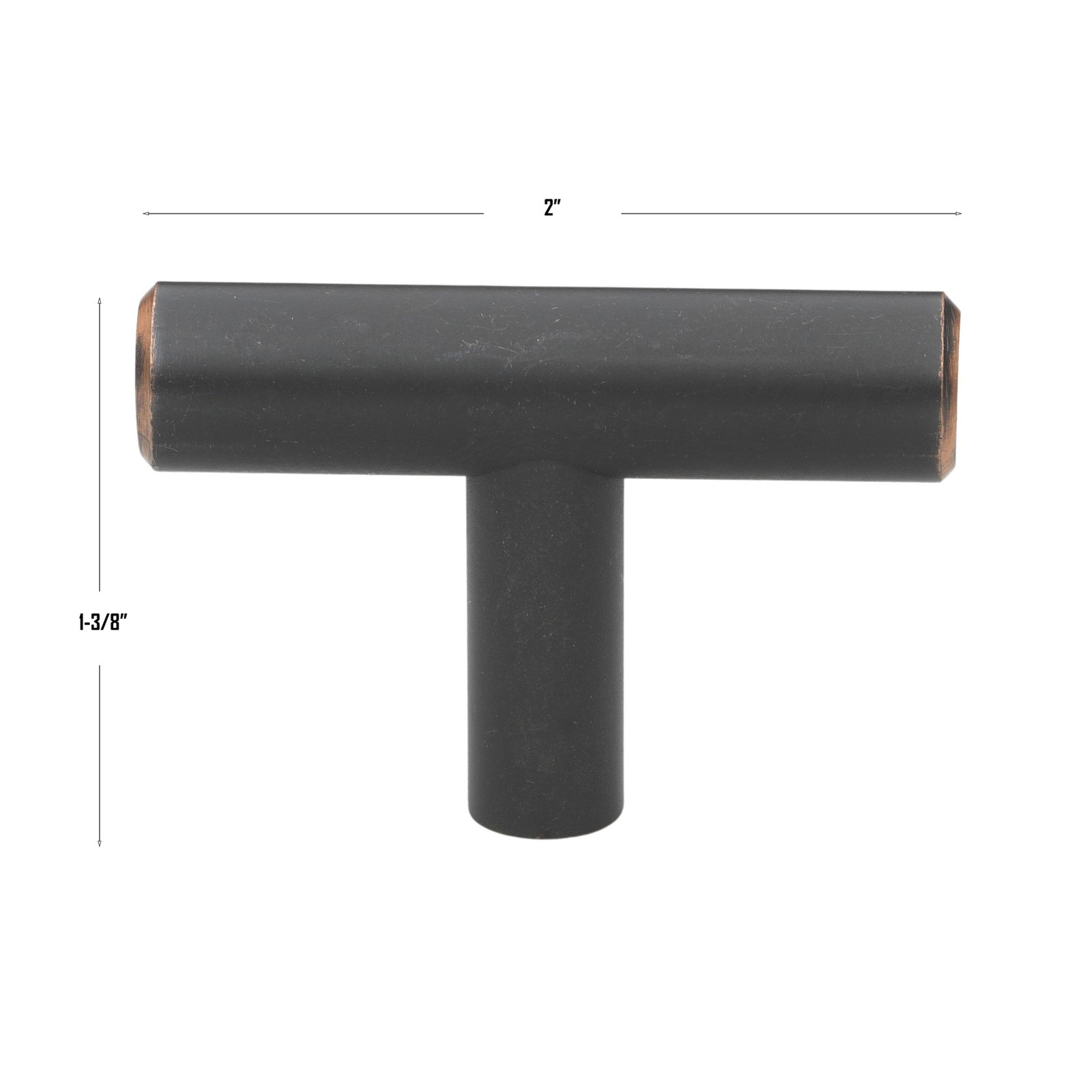 Roman 2" Length Bar Knob, Oil Rubbed Bronze
