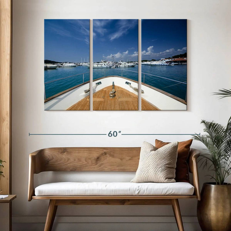 Bateaux à quai Mehar Marina, H 32 po x l 50 po