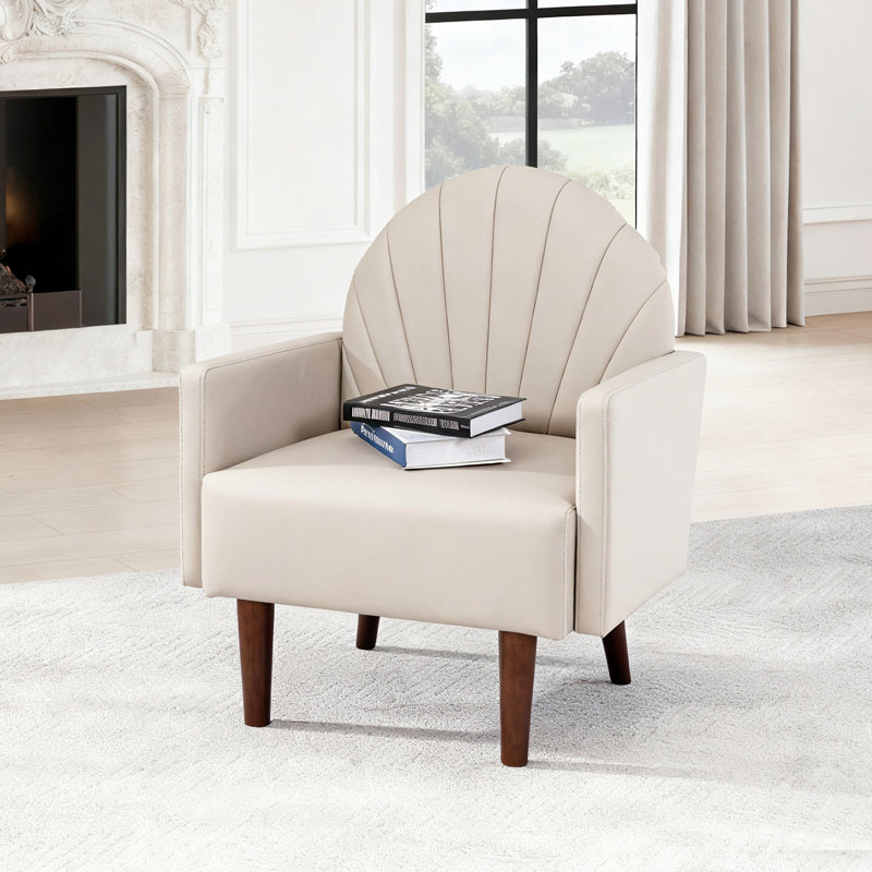 Un fauteuil d'appoint contemporain, Kaki