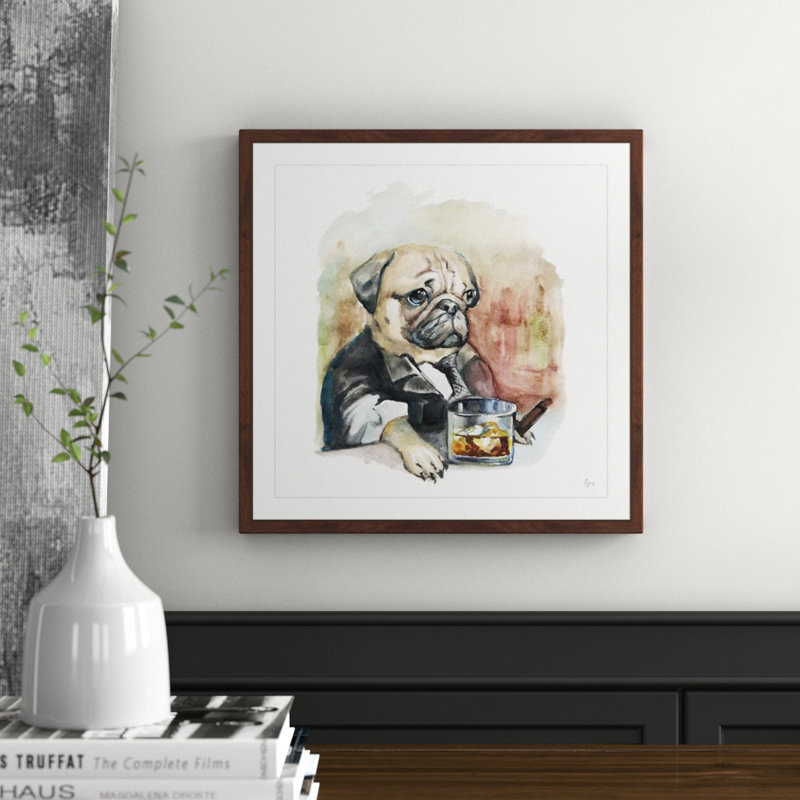 Eyre Tarney - Single Picture Frame Painting, 41cm H x 41cm W x 3.8cm D
