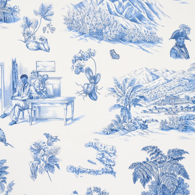 Schumacher x Victor Glemaud Toussaint Toile Wallpaper