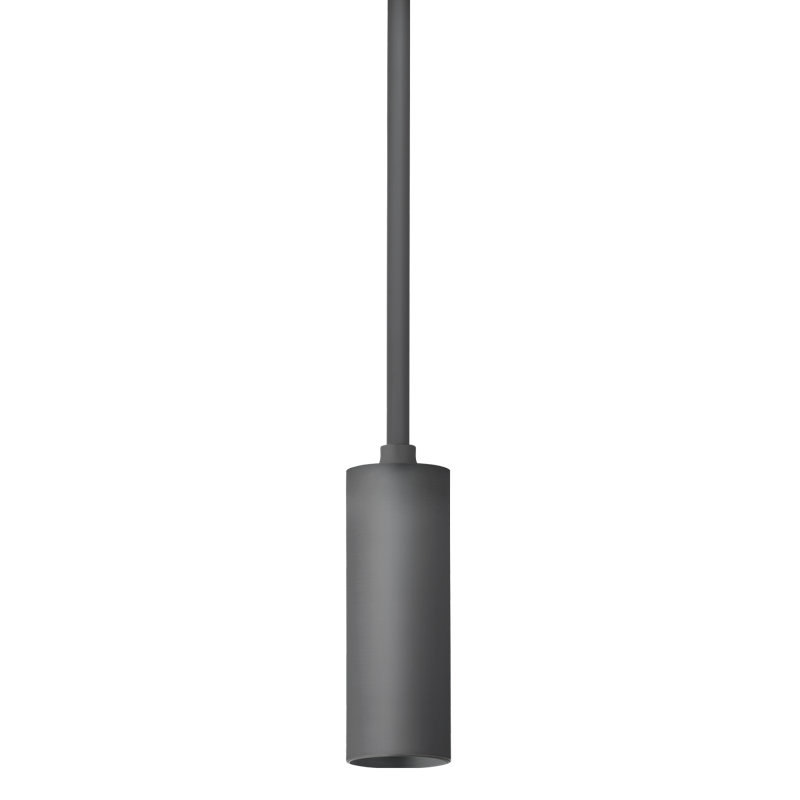 Luxe 1 - Light LED Pendant, 17 W, Satin Black, 56" H x 2.5" W x 2.5" D
