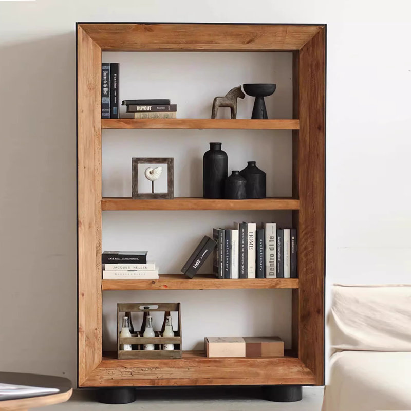 Bibliothèque étagère, H 71,65 po x l 39,37 po x P 15,74 po