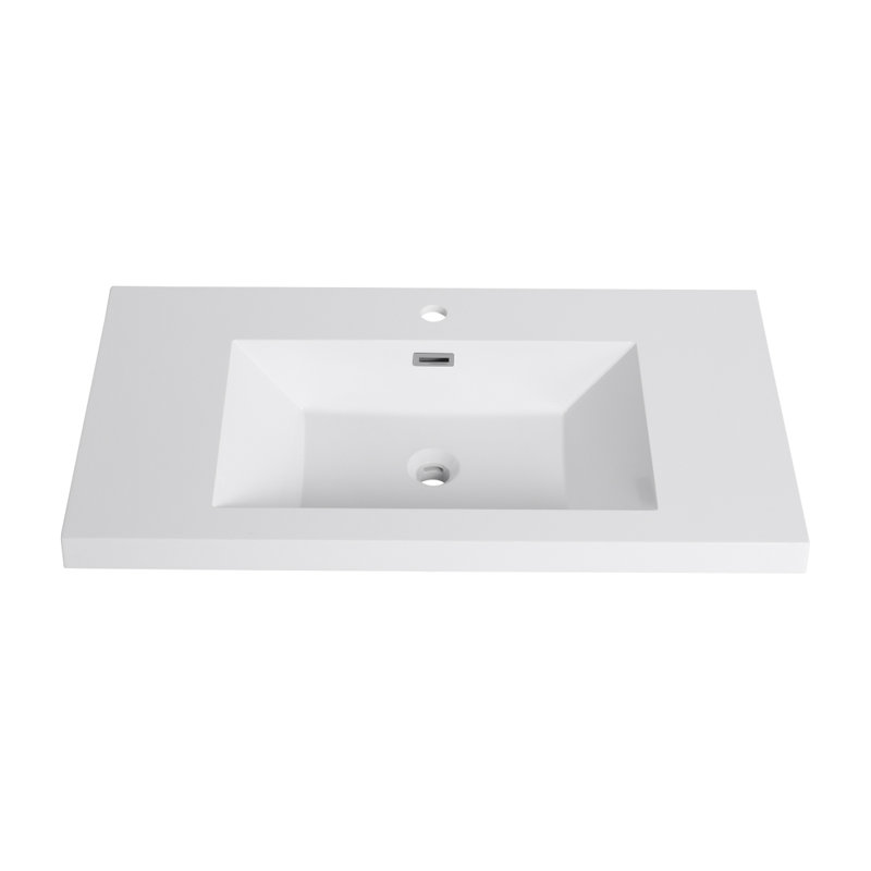 Lavabo de salle de bain 36 "en résine
