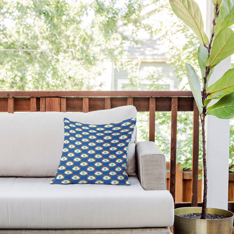  Polyester Indoor/Outdoor Throw Pillow, 16" x 16"