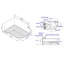 Baignoire tourbillon d'angle 70,9 "x 47,25"-25300922
