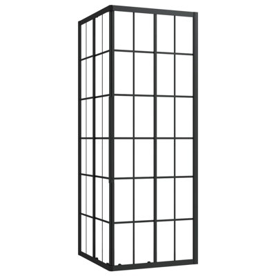 Cabine de douche rectangulaire encadrée l 27,6 po x P 27,6 po x H 70,9 po