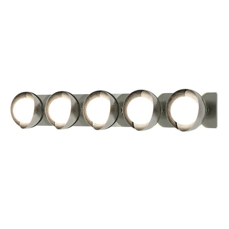 Brooklyn 5 - Light Dimmable Bath Bar, Sterling, Sterling