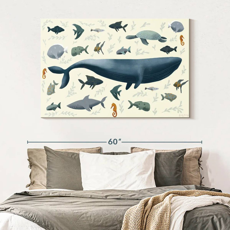 Sea Animals, 34" H x 51" W