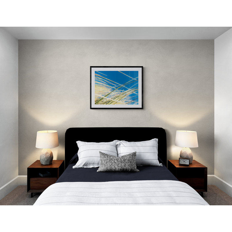 Dune Grasses 01940 Print by Petra Trimmel, 24" H x 30" W, Black Framed Paper