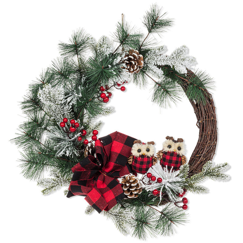 Faux Pinecone Pinecones 20'' Wreath