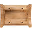 Escabeau rectangulaire en bois franc massif à 1 marche de 7,5 po de hauteur pour adultes et enfants avec capacité de 200 lb, escabeau, naturel-570532755