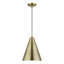 Luminaire suspendu conique à 1 lumière Drewie-105895345