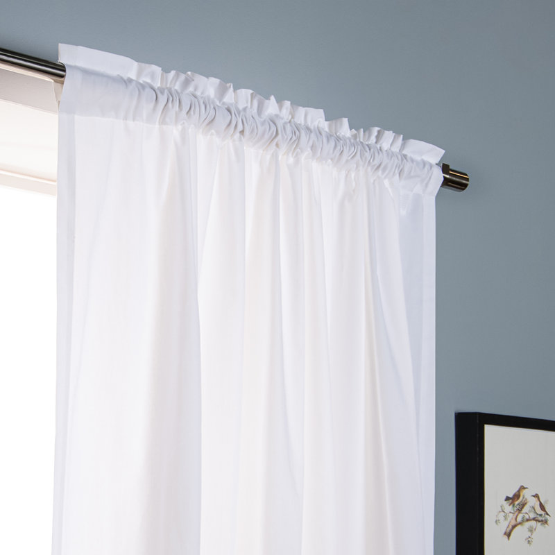Semi Sheer Sliding Panel Pair