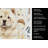 Cream Chow Chow Coffee Bar Kitchen Towel-1168062978