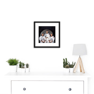 Space NASA Apollo 11 Crew Armstrong Collins Aldrin - Single Picture Frame Print