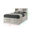 Structure de lit avec tiroirs de rangement intégrés 1pc Bed-731472506