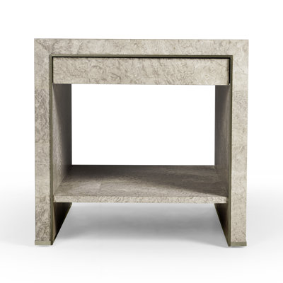 Water End Table with Storage