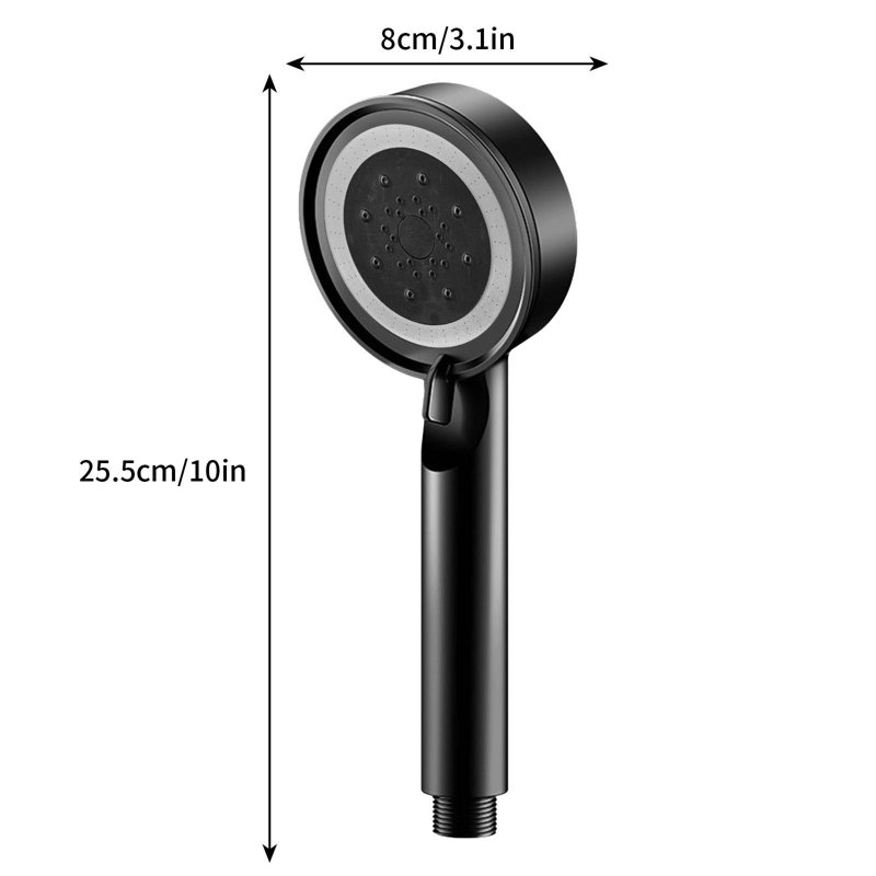 Dispositif de lavage des cheveux du robinet de lavabo noir, extension de la buse de douche à main