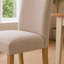 46cm H Polyester Upholstered Full Back Side Chair in Cream