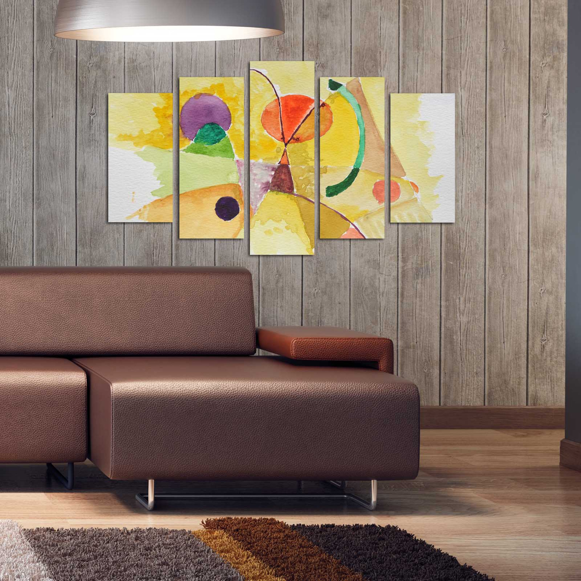 East Urban Home 5 Piece Unframed Painting on MDF | Wayfair