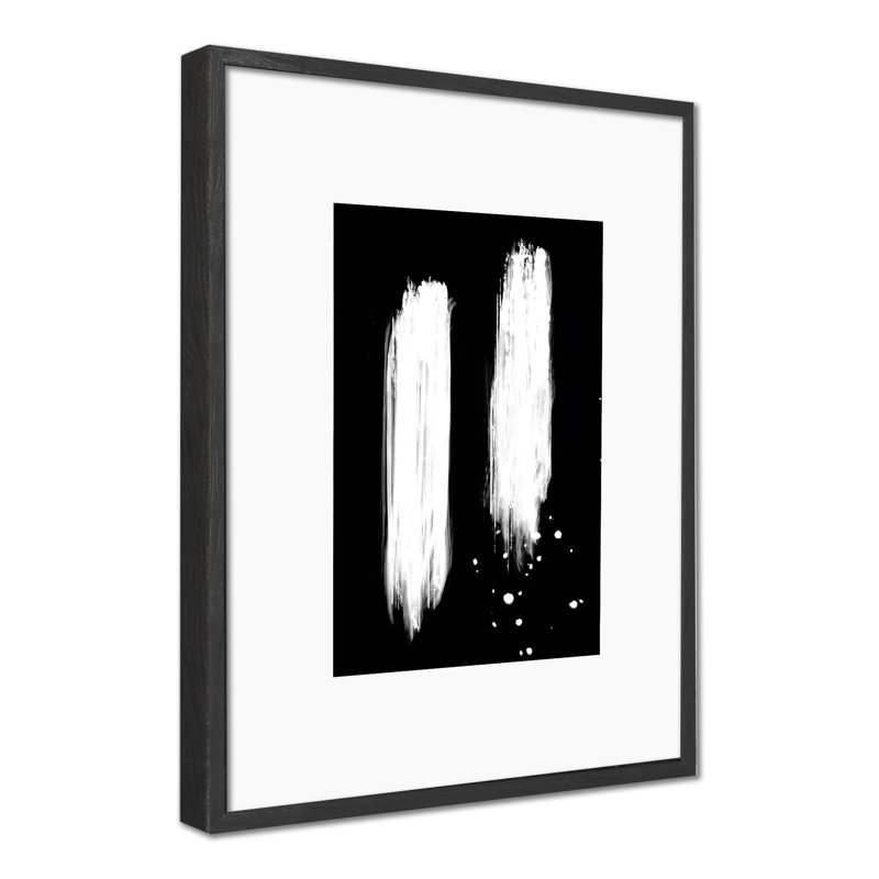 «Négatives coups», reproduction d'art encadrée par 1X, H 18 po x l 12 po, Papier avec cadre noir