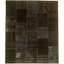 Geometric Area Rug in Brown